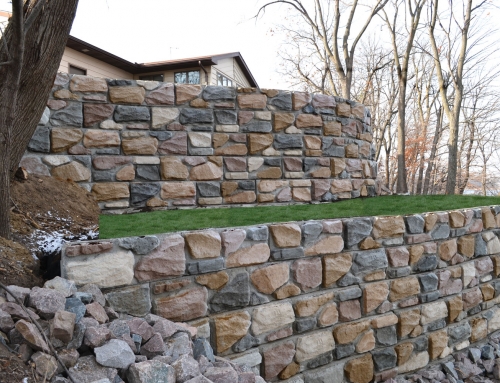 LondonBoulder Fieldstone Face Stained